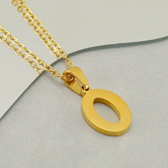 18K Gold Plated Lucky Number Necklace*Angel Number Charm*0123456789 Pendant*ZX - Picture 4 of 15